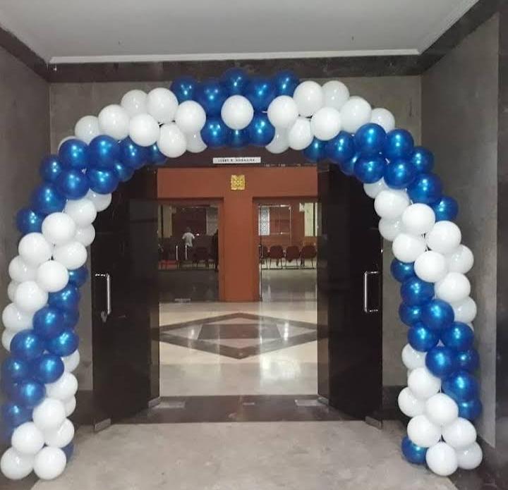 Arch balon lobby gedung