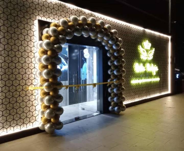 Arch balon gold silver luxury
