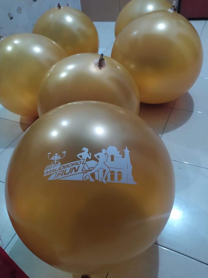 Balon emas Malioboro Run